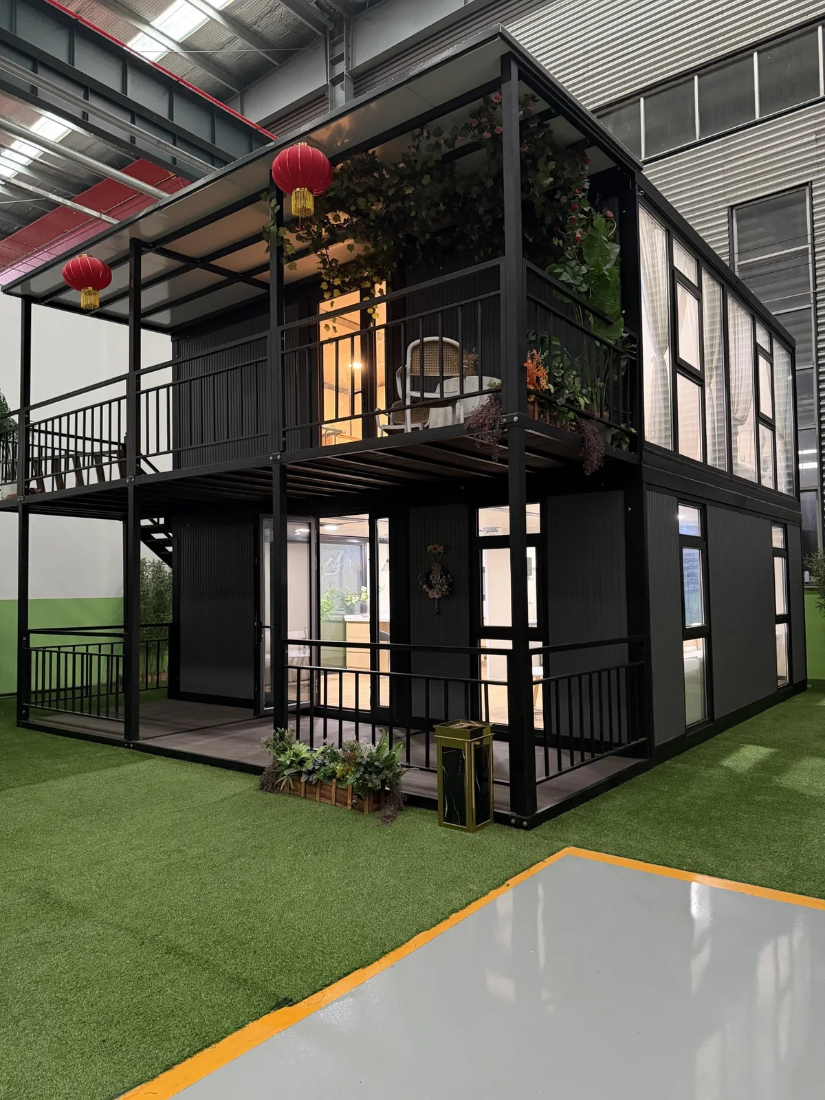 Real double-storey custom expandable house project