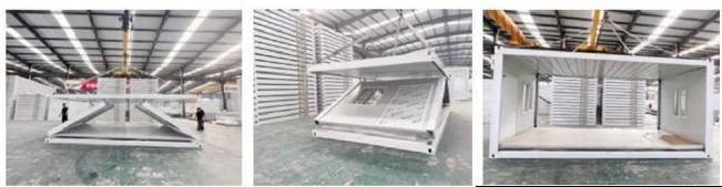 Folding houses for workforce accommodation