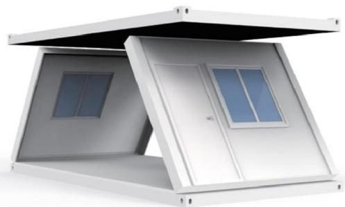 Z-type folding container house